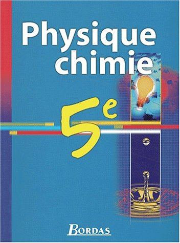 Physique chimie 5e