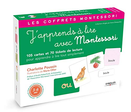 J'apprends à lire avec Montessori : 105 cartes et 70 tickets de lecture pour apprendre à lire tout s