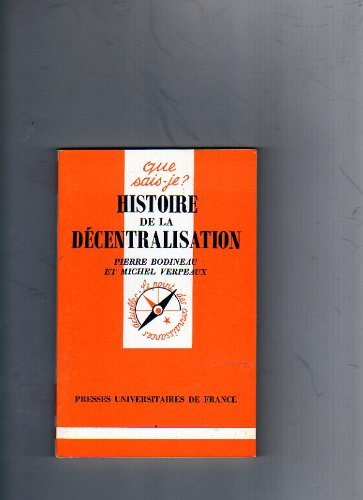 histoire de la décentralisation