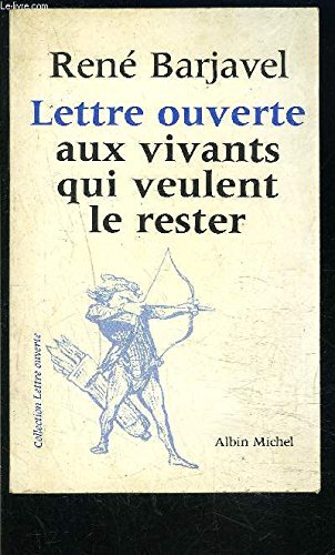 lettre ouverte aux vivants qui veulent le rester (collection lettre ouverte)