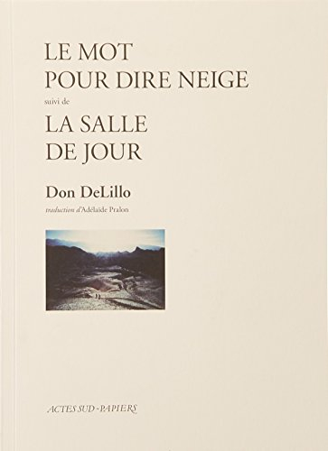 Le mot pour dire neige. La salle de jour