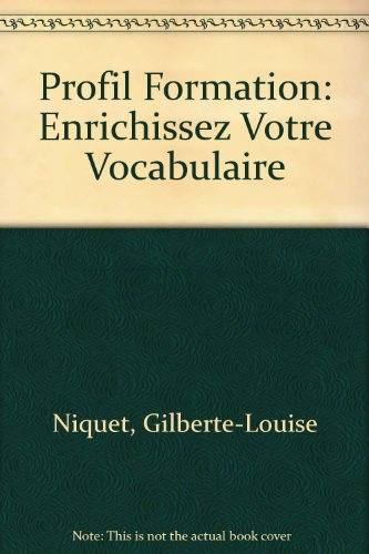 enrichissez votre vocabulaire