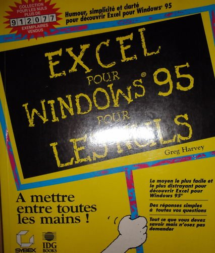 excel pour windows 95 pour les nuls