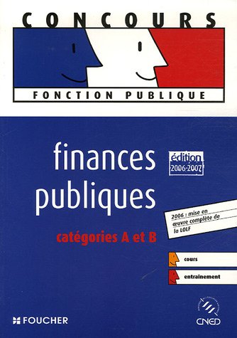 Finances publiques : catégories A et B