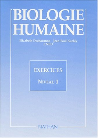 biologie humaine, bep, cahier d'exercices