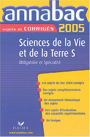 sciences de la vie et de la terre s
