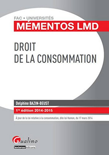 Droit de la consommation : 2014-2015