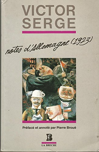 Notes d'Allemagne : 1923