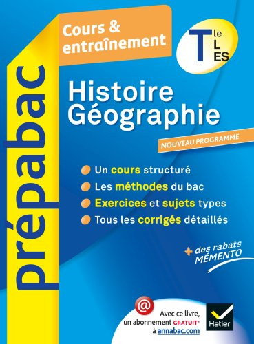 Histoire géographie, terminale L, ES : cours & entraînement