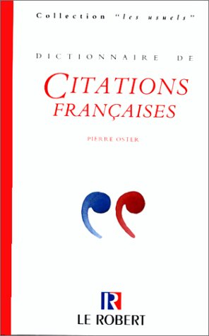 Dictionnaire de citations françaises