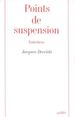 Points de suspension : entretiens