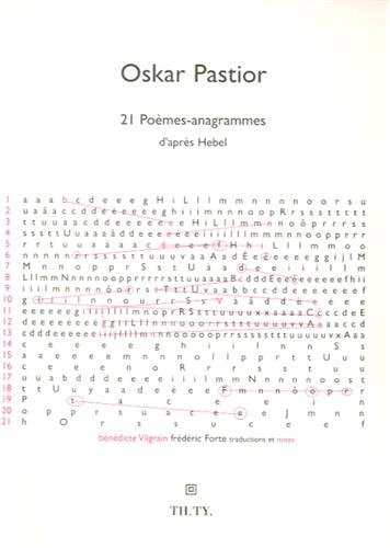 21 poèmes anagrammes d'après Hebel