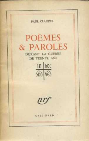 poèmes et paroles durant la guerre de trente ans