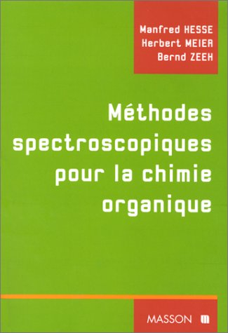 Méthodes spectroscopiques pour la chimie organique