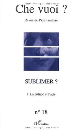 Che vuoi ? nouvelle série, n° 18. Sublimer ? : la pulsion et l'acte
