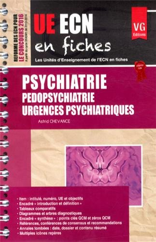 Psychiatrie, pédopsychiatrie, urgences psychiatriques