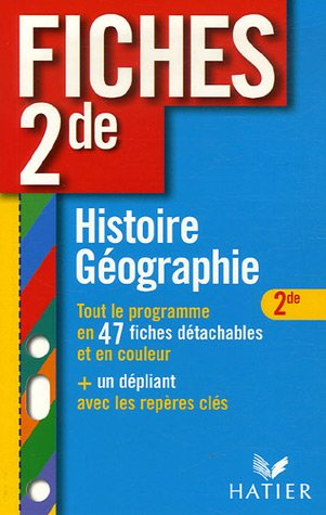 Histoire géographie 2de
