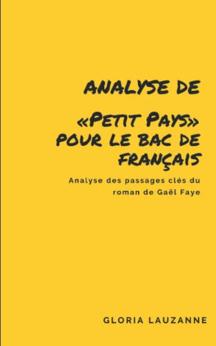 Analyse de «Petit Pays» pour le Bac de français: Analyse des passages clés du roman de Gaël Faye
