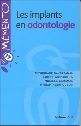 Les implants en odontologie