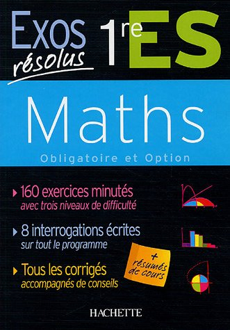 Maths 1re ES : obligatoire et option