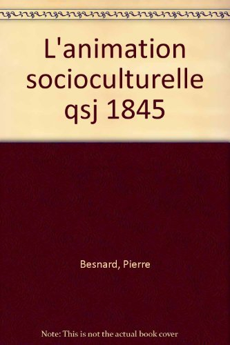 L'Animation socio-culturelle