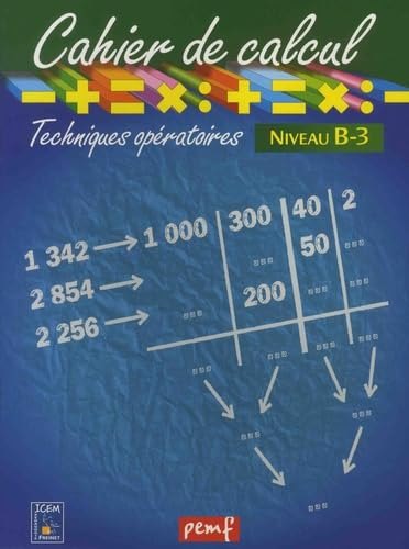 Cahier de calcul, cycle 3, niveau 1C