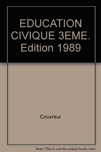 education civique, 3e, 1989