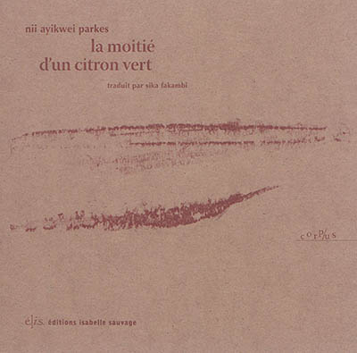 La moitié d'un citron vert