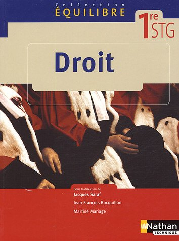 Droit, 1re STG