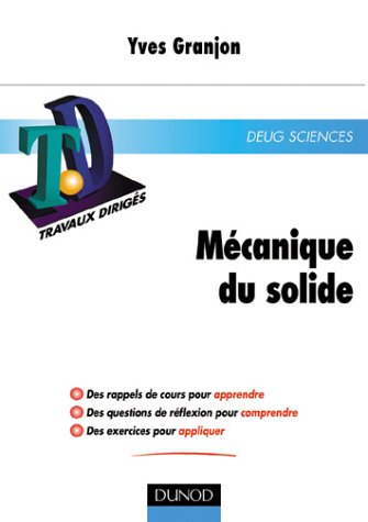 TD de mécanique du solide