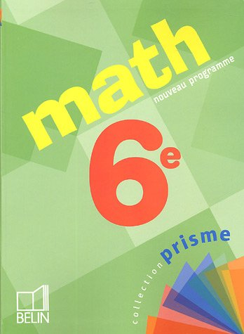 Math 6e, nouveau programme