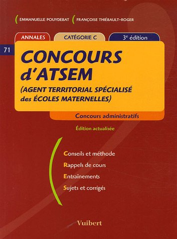 concours d'atsem (agent territorial spécialsé des ecoles maternelles) : catégorie c