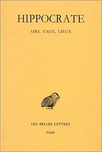 Oeuvres complètes. Vol. 2-2. Airs, eaux, lieux