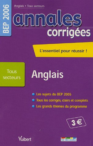 Anglais BEP Tous secteurs