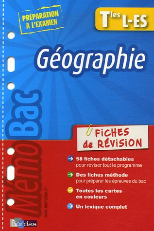 Géographie Tles L-ES