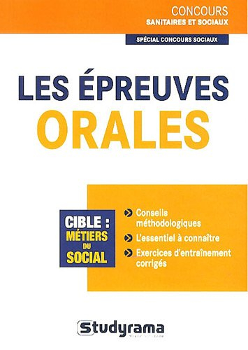 Les épreuves orales : concours sociaux