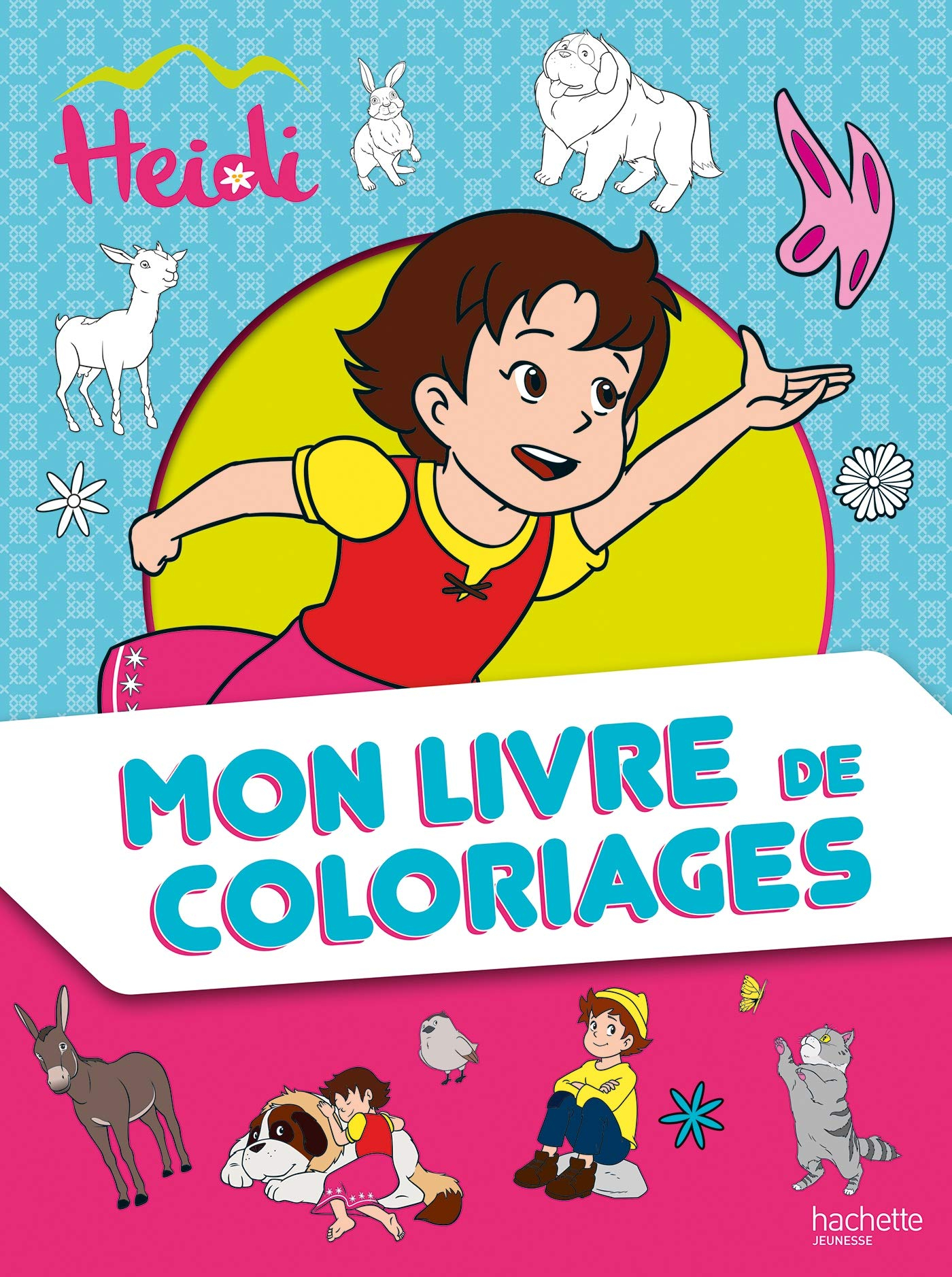 Heidi : mon livre de coloriages