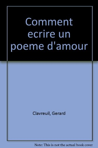 Comment écrire un poème d'amour