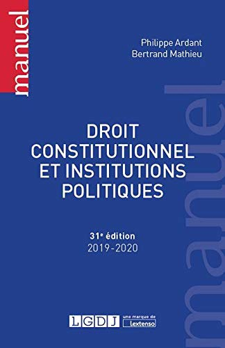 Droit constitutionnel et institutions politiques : 2019-2020