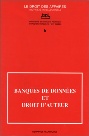 Banques de données et droit d'auteur : actes