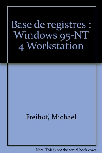 Base de registres : Windows 95 NT 4 Workstation