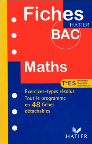 fiches bac mathématiques - terminale es