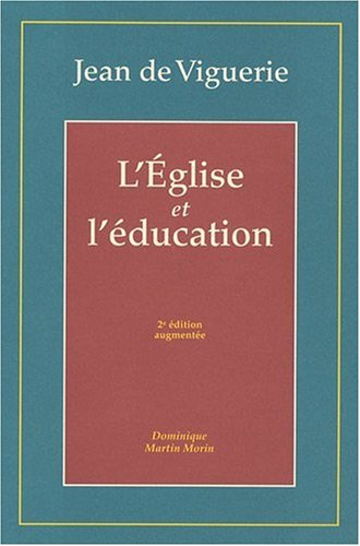 L'Eglise et l'éducation