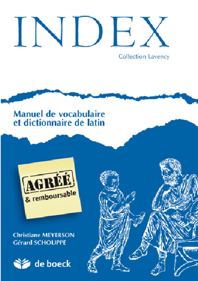 Index : manuel de vocabulaire et dictionnaire de latin