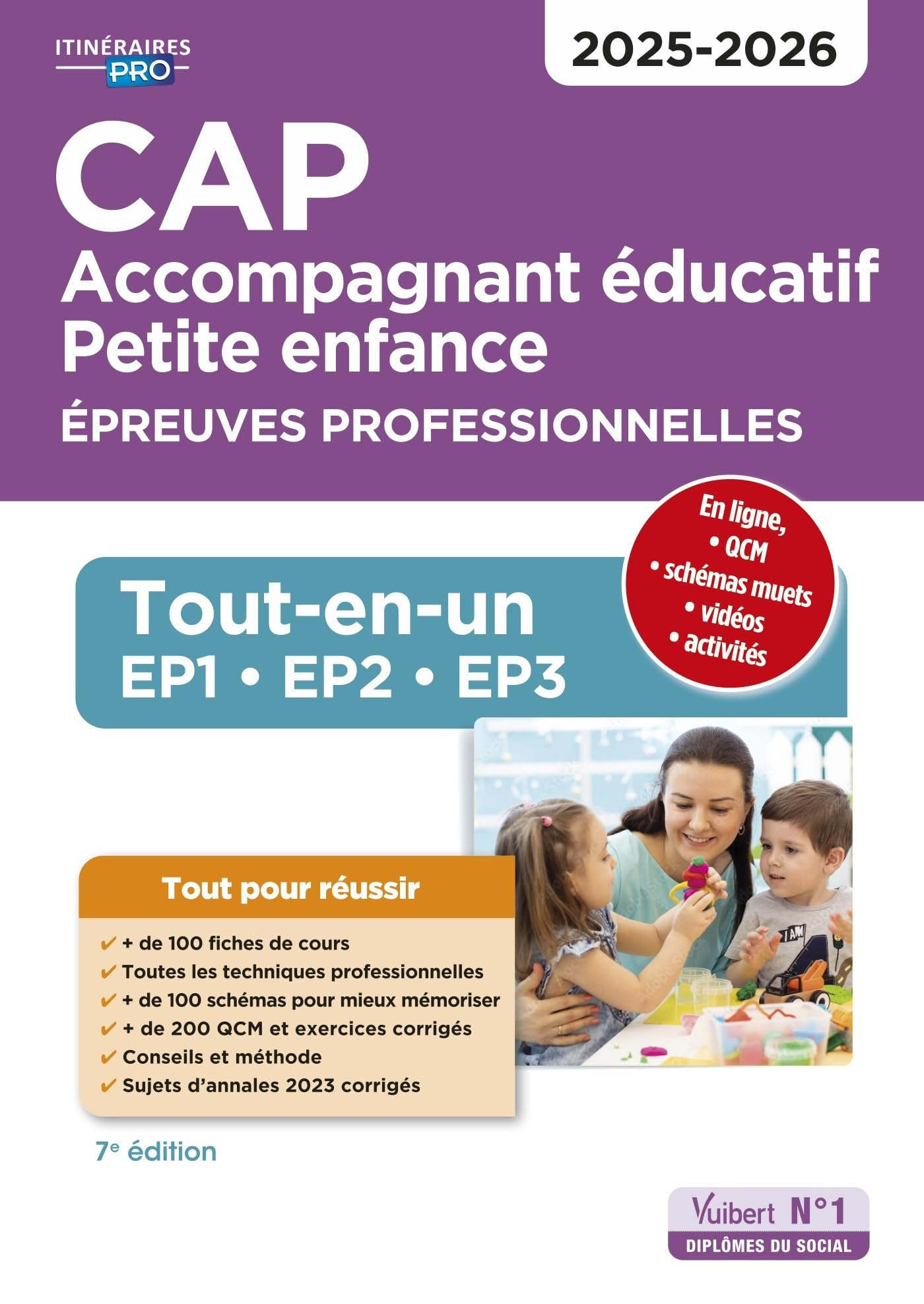 CAP accompagnant éducatif, petite enfance : épreuves professionnelles : tout-en-un EP1, EP2, EP3, 20