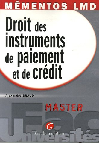 Droit des instruments de paiement et de crédit