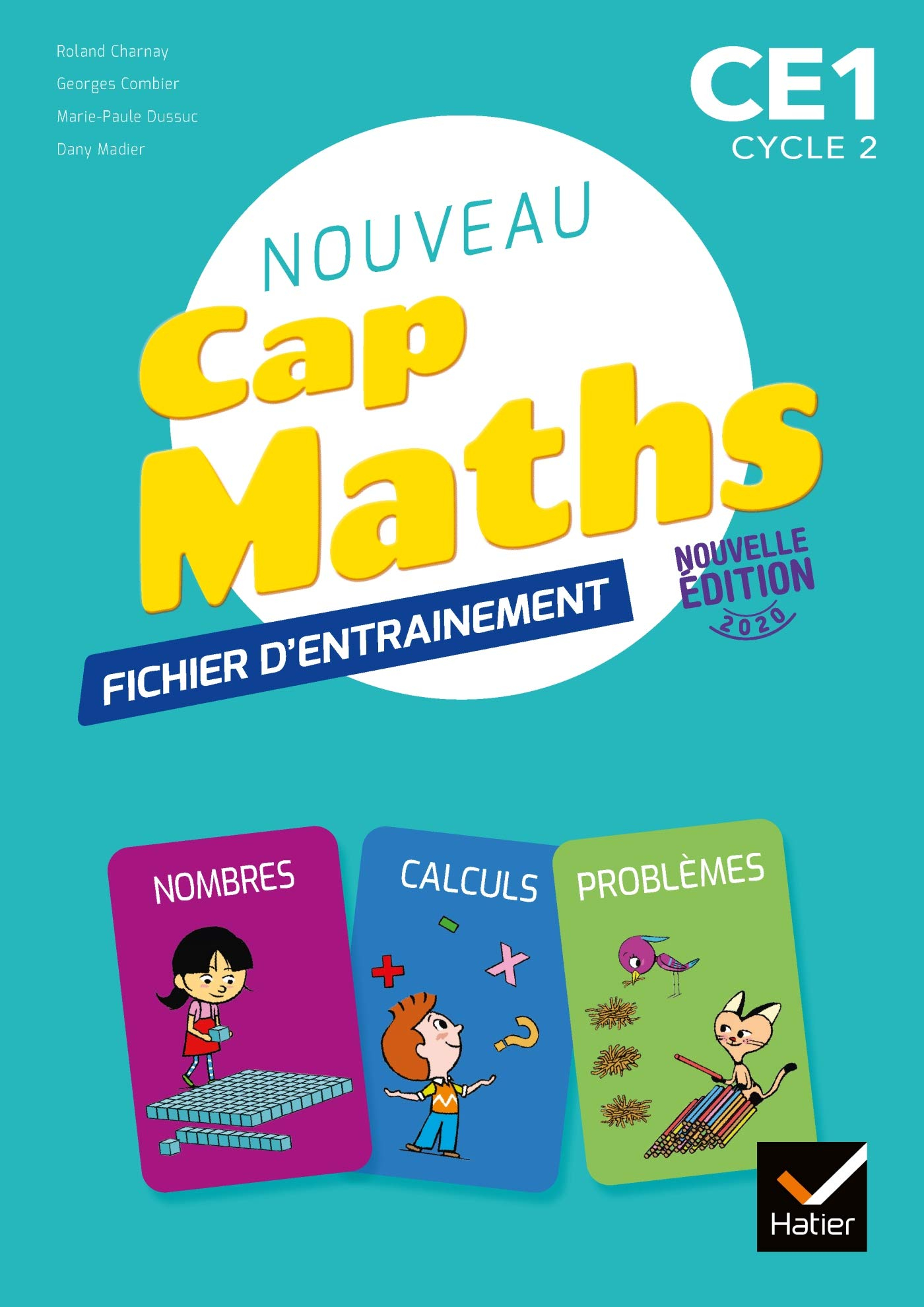 Nouveau Cap maths CE1, cycle 2 : fichier d'entraînement : 2020