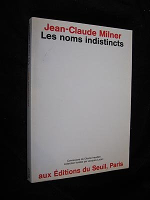 Les Noms indistincts