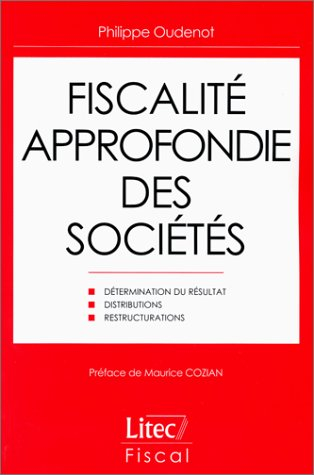 fiscalité approfondie des sociétés (ancienne édition)