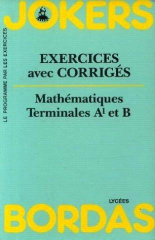 Mathématiques : terminale A1, B